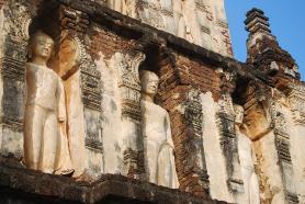 Lamphun - část chrámu