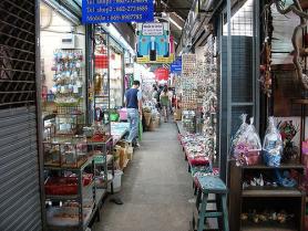 Víkendová tržnice Chatuchak v Bangkoku