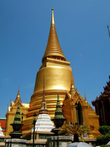 Bangkok - část chrámového komplexu Grand Palace