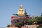Zlatý trojúhelník Sop Ruak - zlatý Buddha 