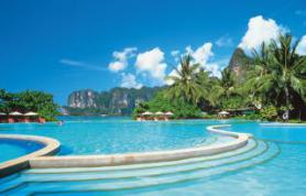 Thajský hotel Rayavadee s bazénem