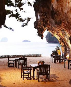 Thajský hotel Rayavadee s pláží