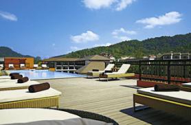 Bazén u hotelu The Small Resort, Krabi