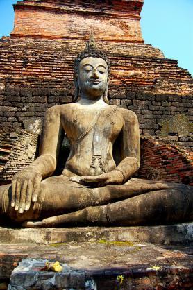 Sukhothai - Buddha chrámu Wat Mahathat