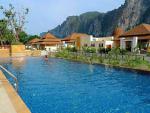 Thajský hotel Aonang Cliff Beach s bazénem